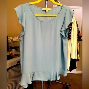 Loft blue shirt. Very cozy.